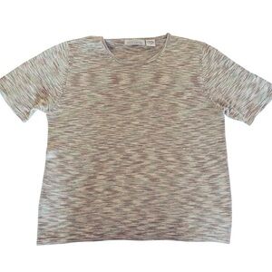 Evelyn & Arthur Short Sleeve Silk Top